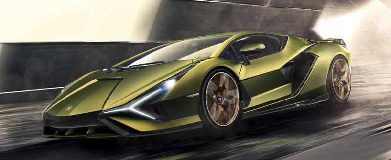 Lamborghini Sian 819 hp Hybrid Limited Edition Supercar 2019